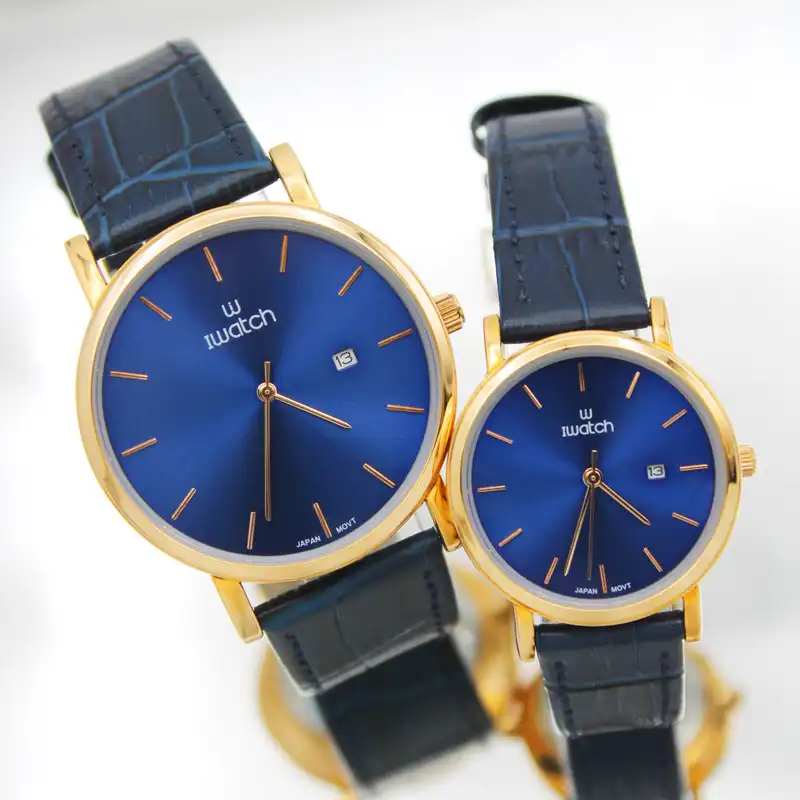 ست ساعت مچی عقربه ای  زنانه و مردانه مدل 190002j