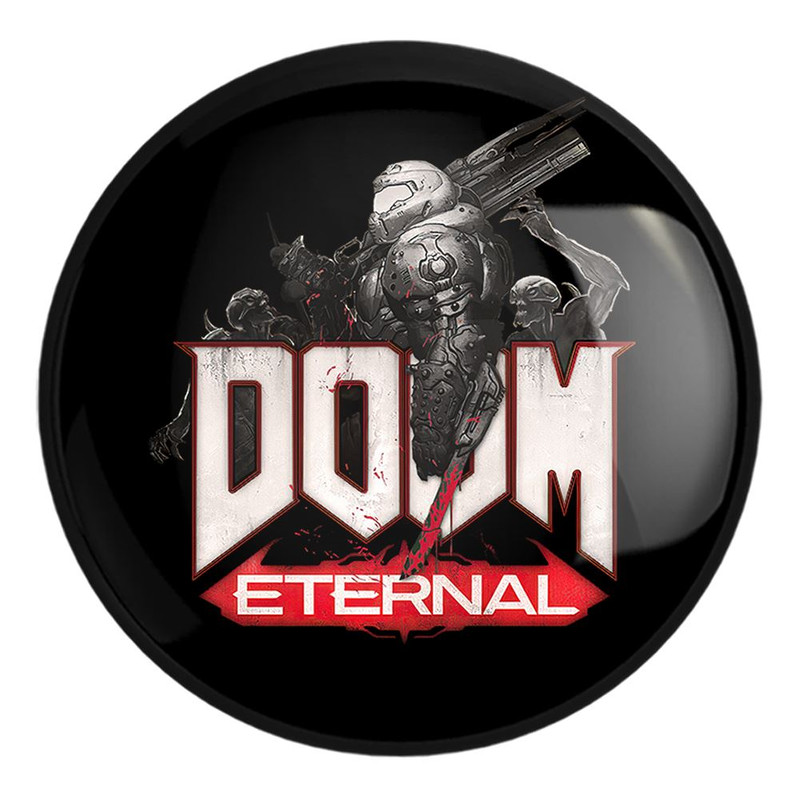 پیکسل خندالو طرح بازی دوم اترنال DOOM Eternal کد 30579 مدل بزرگ