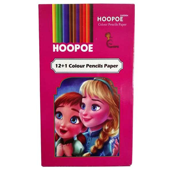 مداد رنگی 13 رنگ هوپ مدل روزنامه ای