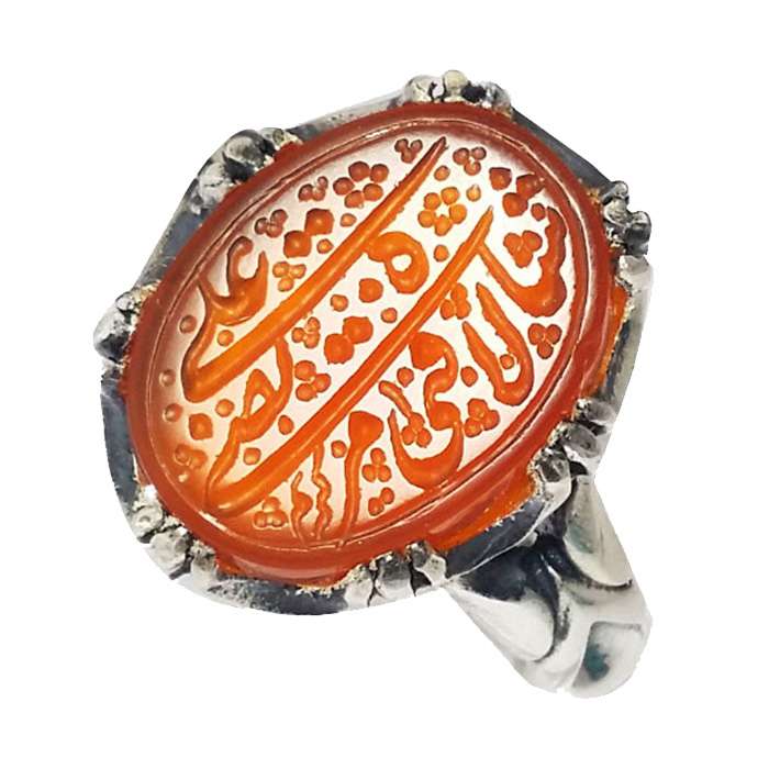 انگشتر نقره مردانه کد 1427
