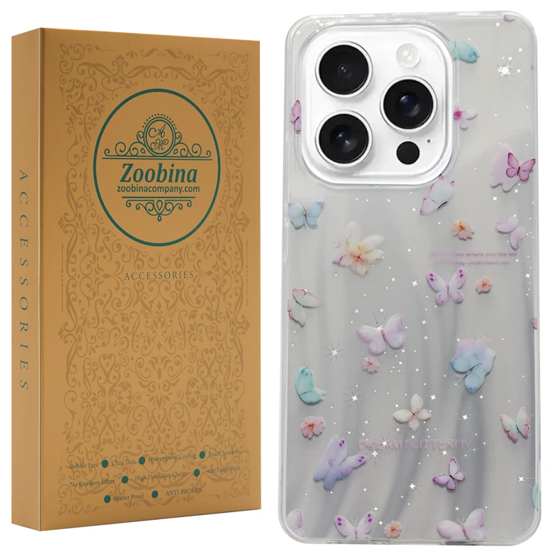کاور زوبینا مدل Lena مناسب برای گوشی موبایل اپل iPhone 16 Pro Max