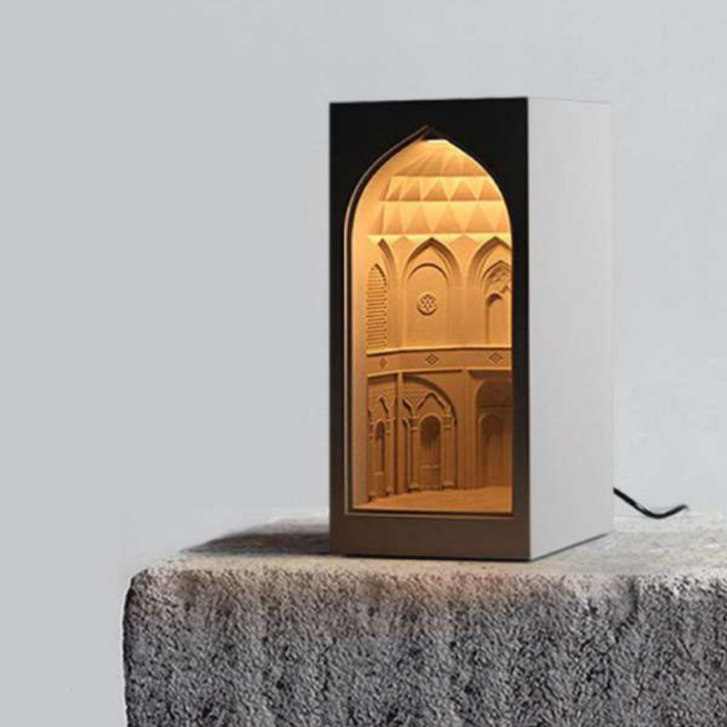 آباژور رومیزی طرح تاریخی مدل خانه ی بروجردی ها
