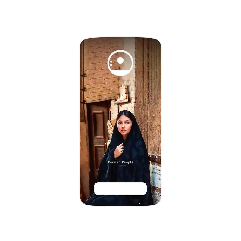 برچسب پوششی ماهوت مدل Portrait of an Iranian Woman مناسب برای گوشی موبایل موتورولا Moto Z Play