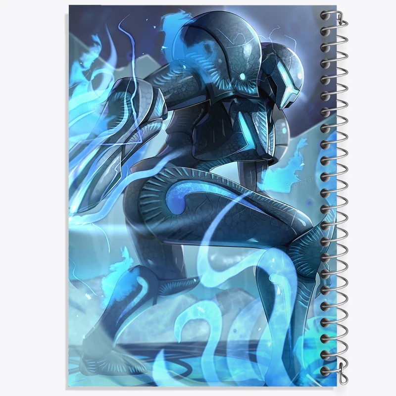 دفتر نقاشی 50 برگ خندالو طرح بازی متروید (Metroid) کد 35629