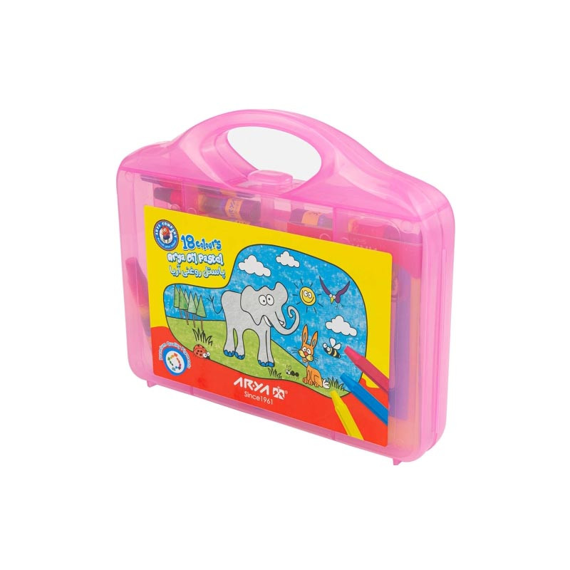 پاستل روغنی 18 رنگ آریا مدل 2030 کد 23521