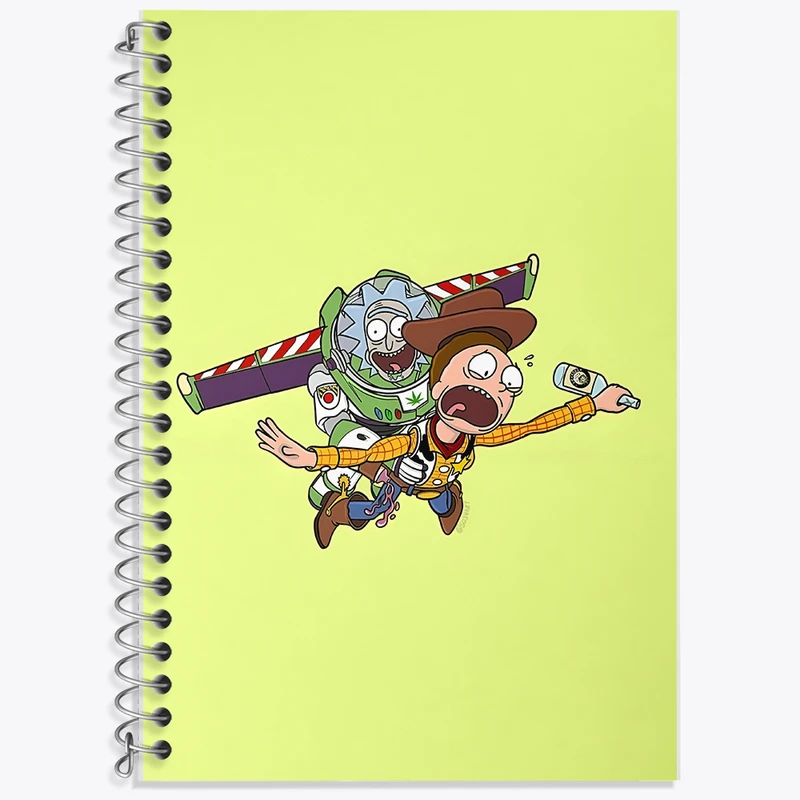 دفتر نت موسیقی 50 برگ خندالو طرح ریک و مورتی (Rick and Morty) کد F5946