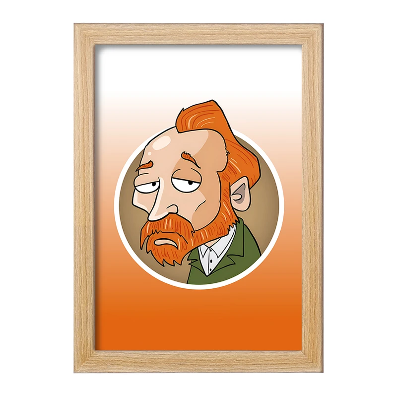 تابلو خندالو مدل ونسان ونگوگ کد F10644