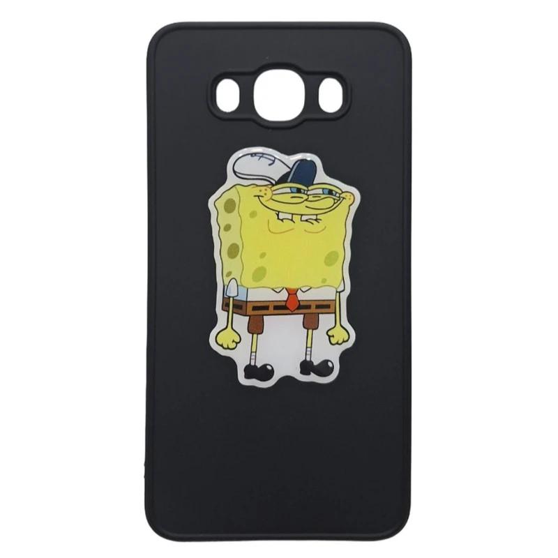 کاور طرح باب اسفنجی برجسته مدل j510 مناسب برای گوشی موبایل سامسونگ Galaxy J510 / J5 2016