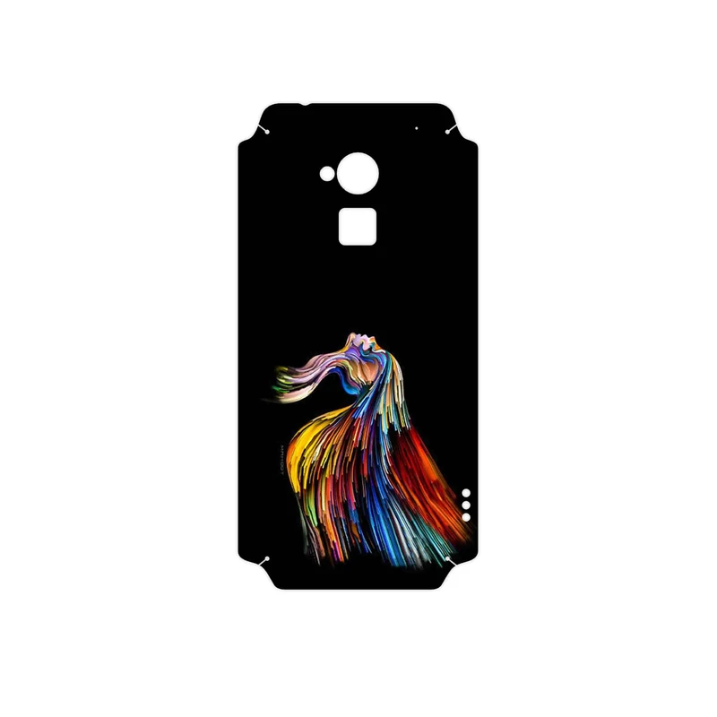 برچسب پوششی ماهوت مدل Rainbow Hair Digital Art مناسب برای گوشی موبایل اچ تی سی One Max