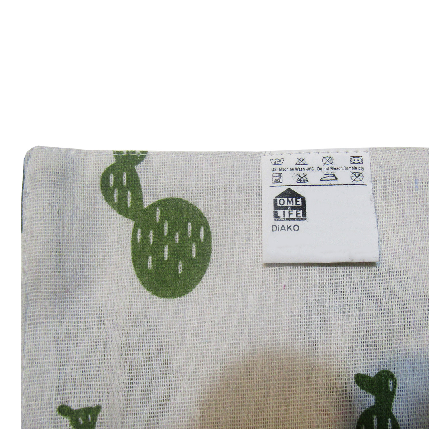 جای دستمال کاغذی هوم اند لایف مدل دیاکو طرح کاکتوس کیسه ای