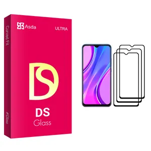 Asda DS glass Screen Protector For Xiaomi Redmi 9 Pack Of 3