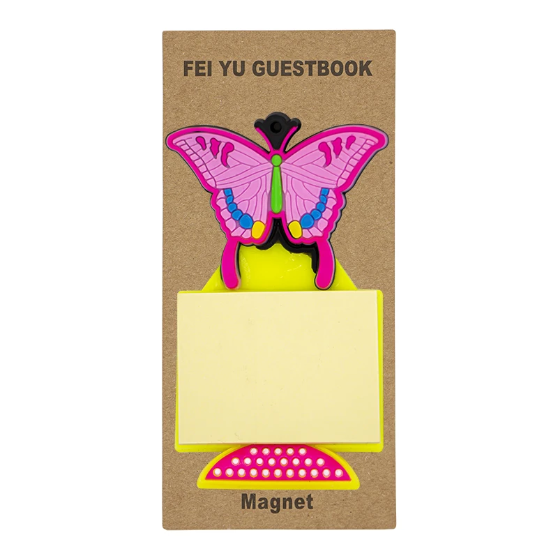 مگنت مدل یادداشت دار طرح پروانه کد 1336