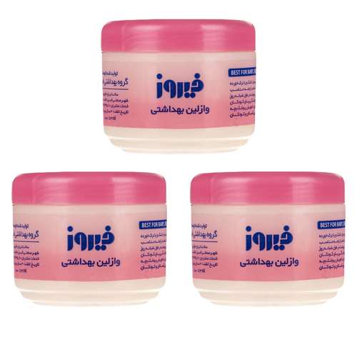 وازلین کودک فیروز مدل A12 حجم 100 میلی لیتر بسته 3 عددی