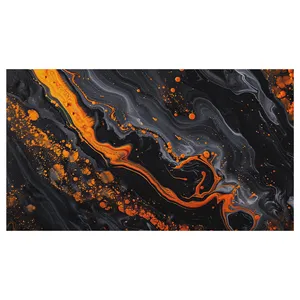 فرش پارچه‌ای مدل فرشینه طرح رگه ای سنگی کد AR3059158