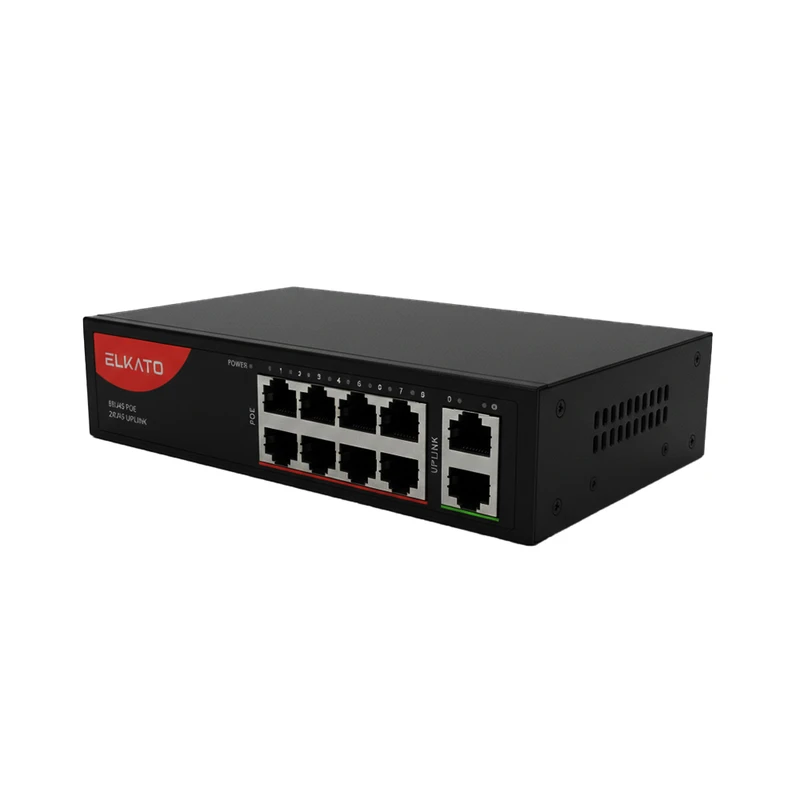 سوییچ شبکه 8 پورت PoE الکاتو مدل EL-1SBL082BP-120W
