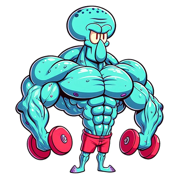 استیکر پارچه و لباس پاد آفرین طرح کارتونی اختاپوس کد 4223