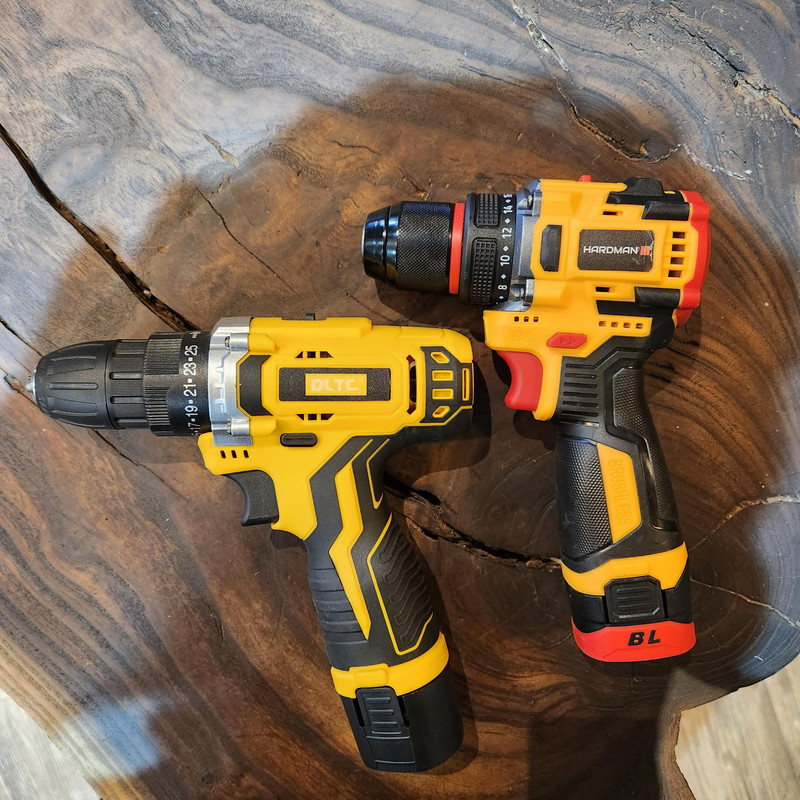 دریل پیچ گوشتی شارژی صنعتی هاردمن کد 16.8v براشلس
