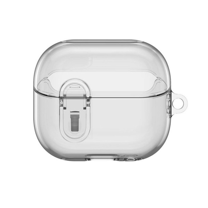 کاور انتک مدل Clear Protective مناسب برای کیس هدفون بی سیم سامسونگ Galaxy Buds 3 / 3 Pro به همراه آویز