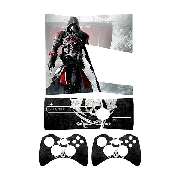  برچسب ایکس باکس 360 اسلیم طرح Assassins Creed کد 8 مجموعه 4 عددی