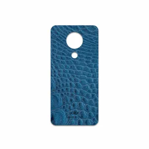 MAHOOT Blue-Crocodile-Leather Cover Sticker for Nokia 3.4