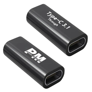 مبدل usb-c به usb-c مدل through بسته دو عددی