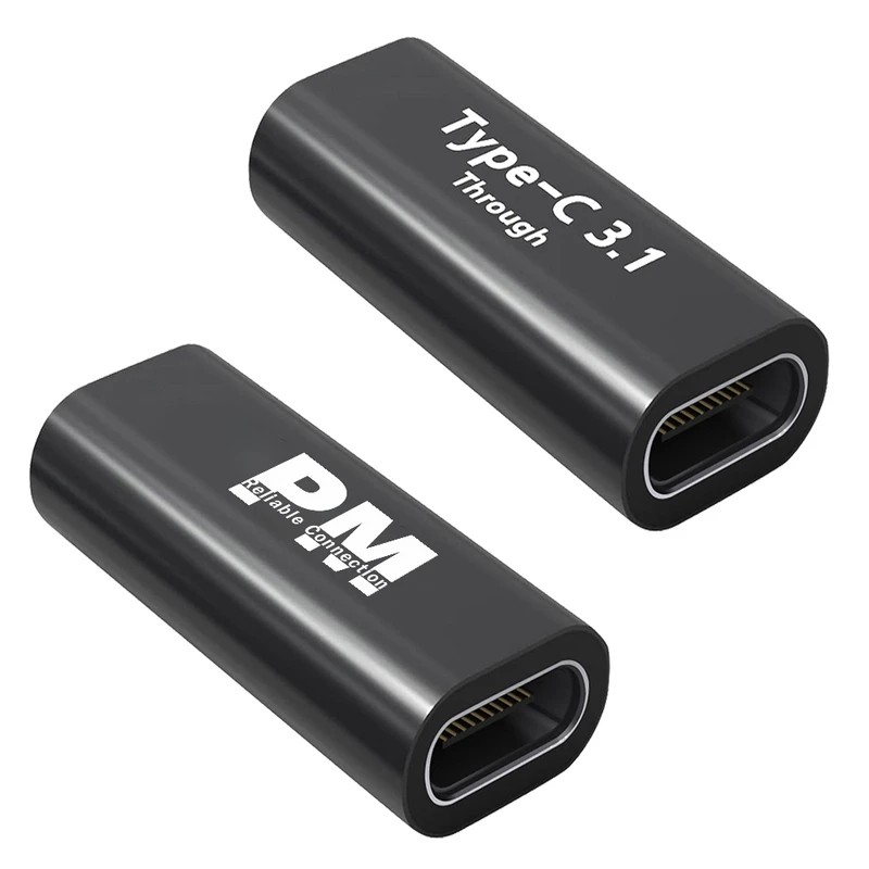 مبدل USB-C به USB-C مدل Through بسته دو عددی