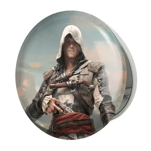 آینه جیبی خندالو طرح بازی اساسینز کرید مدل تاشو کد 27908