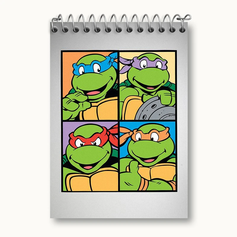 دفتر یادداشت 50 برگ خندالو طرح لاکپشت های نینجا کد N2072