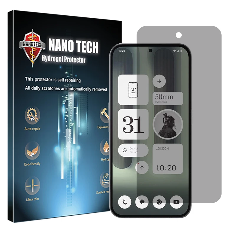 محافظ صفحه نمایش حریم شخصی نانو تک مدل Tough مناسب برای گوشی موبایل ناتینگ Phone 2a Plus
