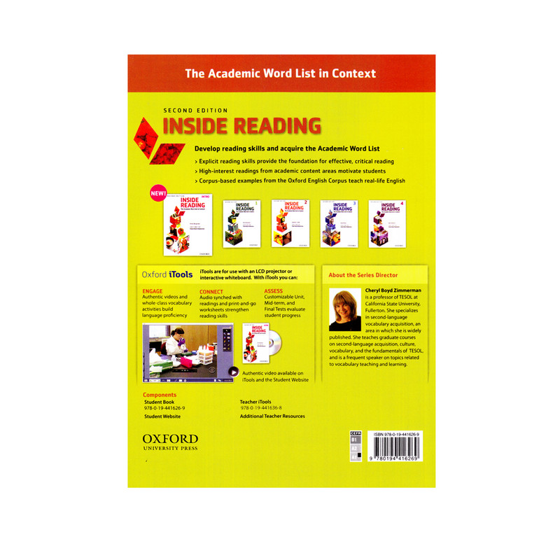 کتاب Inside Reading Intro اثر Arline Burgmeier انتشارات الوند پویان