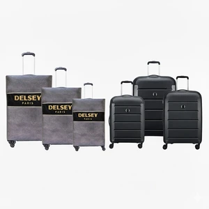 ست سه عددی چمدان دلسی مدل binalong به همراه سه عدد کاور