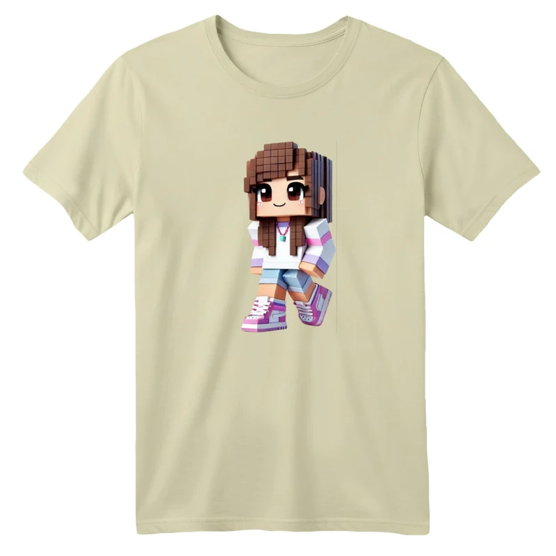 تی شرت آستین کوتاه بچگانه مدل دخترک کد 19