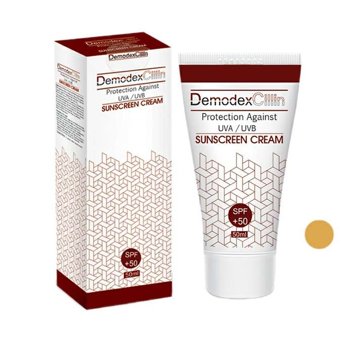 کرم ضدآفتاب دمودکسیلین مدل 50 حجم 50 میلی لیتر