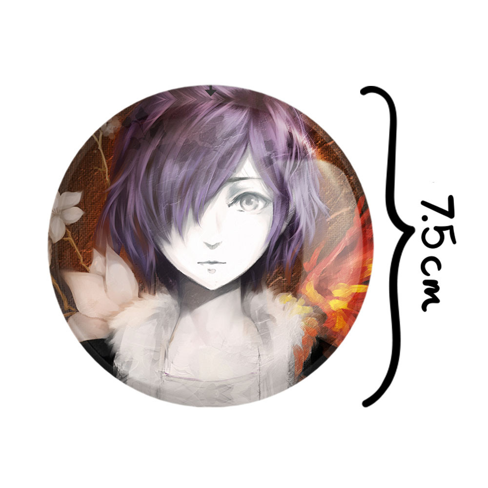 آینه جیبی خندالو مدل توکا کریشیما انیمه Tokyo Ghoul  کد 11893