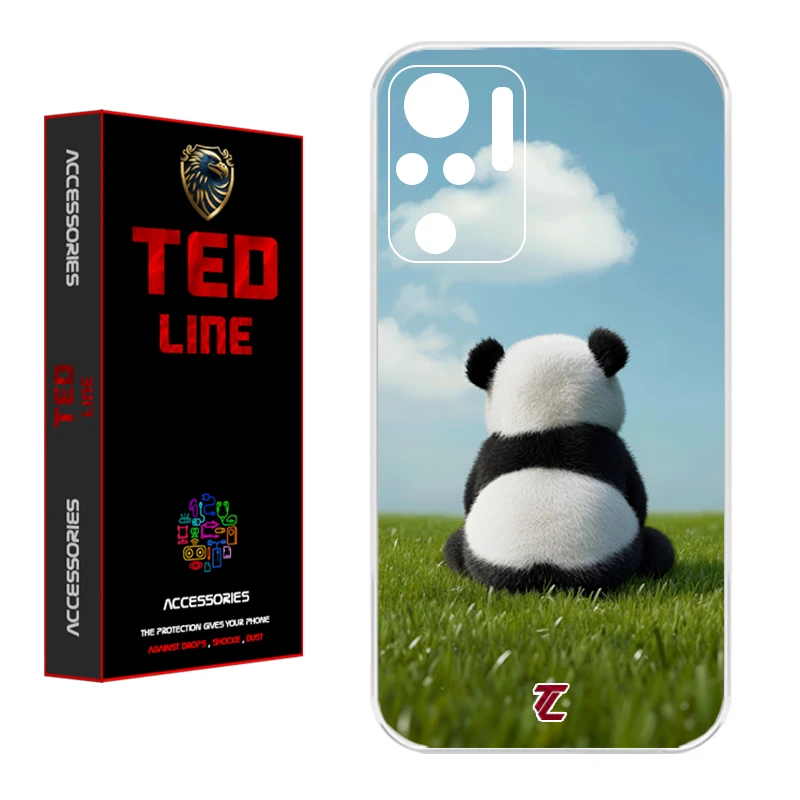 کاور تدلاین طرح پاندا کد 1150 مناسب برای گوشی موبایل شیائومی Redmi Note 10 4G / Note 10S / Poco M5S