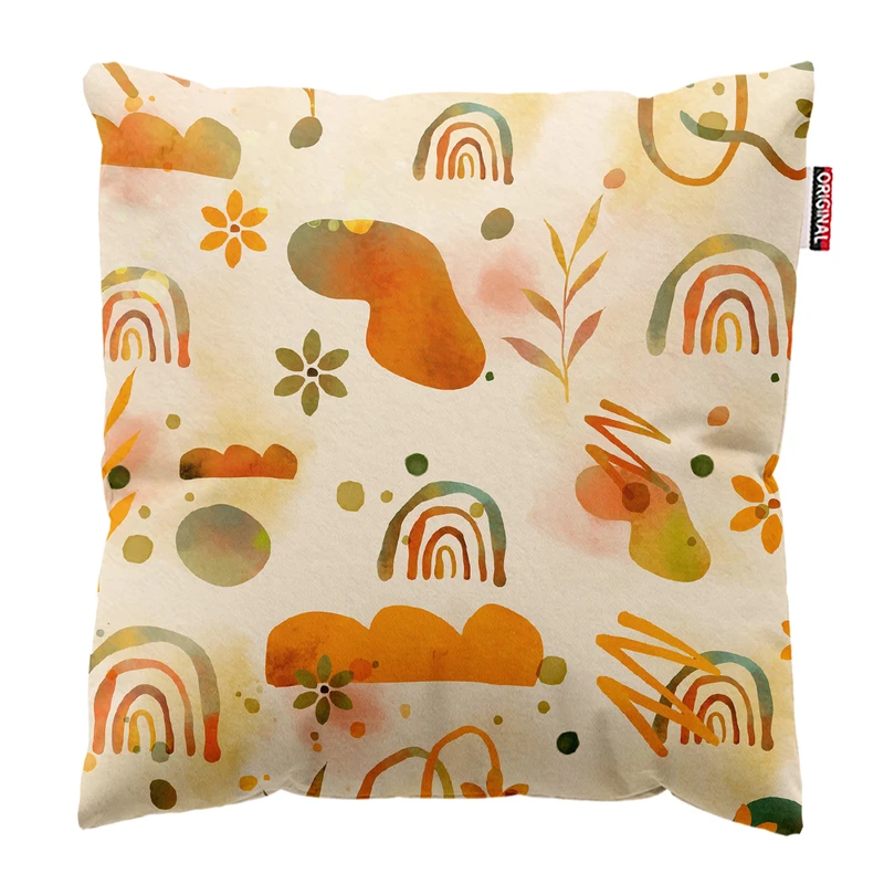 کوسن پاد آفرین مدل بوهو طرح مینیمال کد PK302121 سایز 30*30 سانتی متر