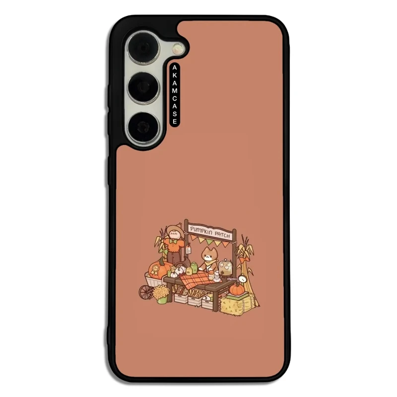 کاور آکام مدل AMC-WSGS23-PUMPKIN-3 مناسب برای گوشی موبایل سامسونگ Galaxy S23