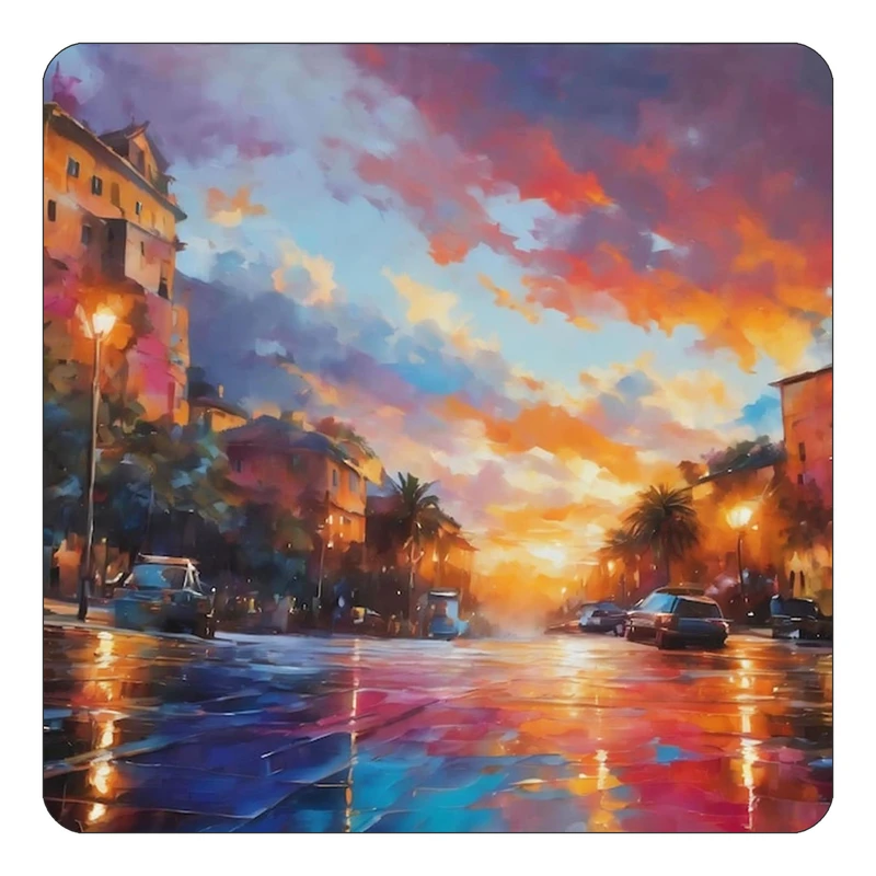 مگنت کاکتی طرح نقاشی رنگ روغن مدل mp72752