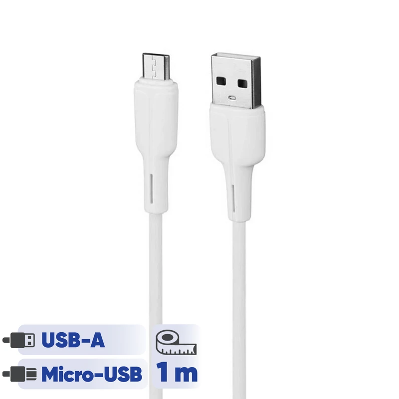 کابل شارژ USB به MicroUSB پرووان مدل PCC385-M طول 1 متر