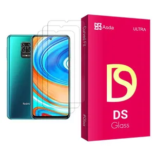 Asda DS Glass MIX003 Screen Protector For Xiaomi Redmi Note 9 Pro Max Pack Of 3