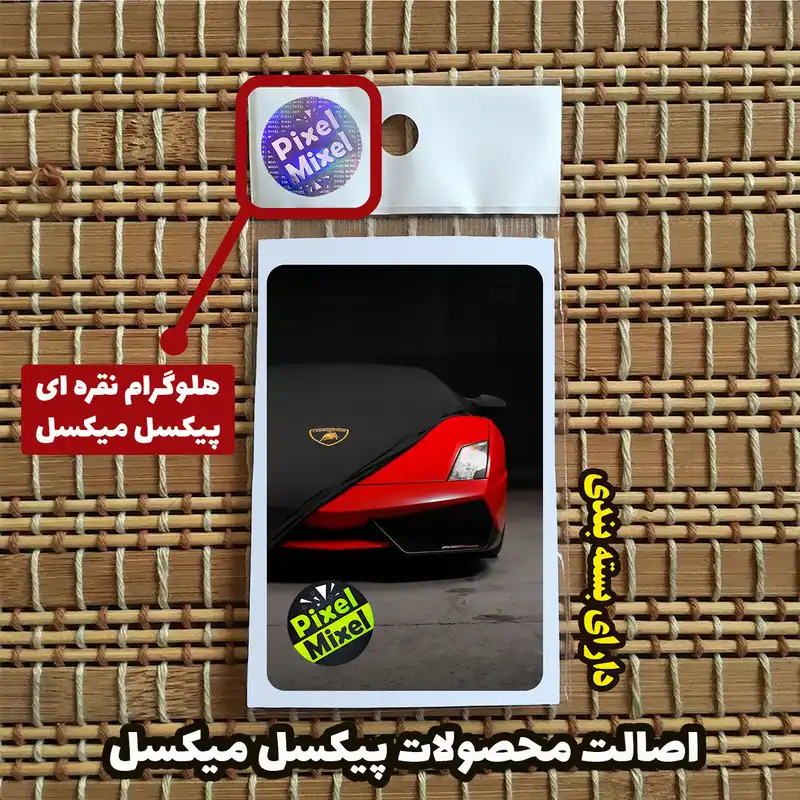 استیکر کارت پیکسل میکسل مدل ماشین لامبرگینی کد G19
