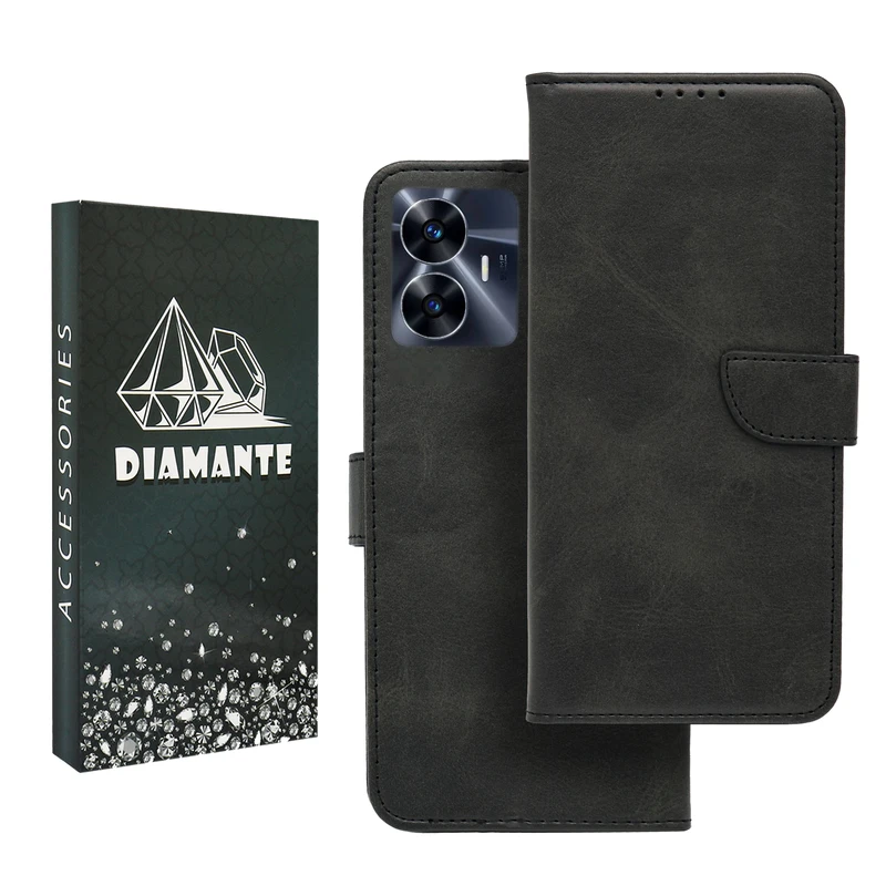 کیف کلاسوری دیامانته مدل Khoshi Bk مناسب برای گوشی موبایل ریلمی C55