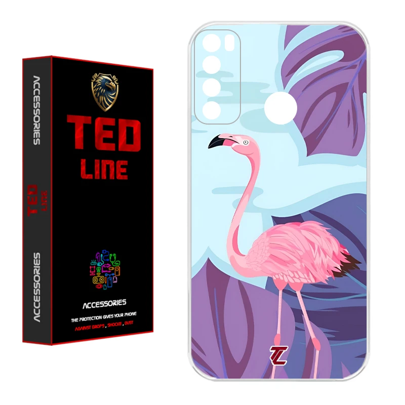 کاور تدلاین طرح فلامینگو کد 1209 مناسب برای گوشی موبایل شیائومی Redmi Note 8