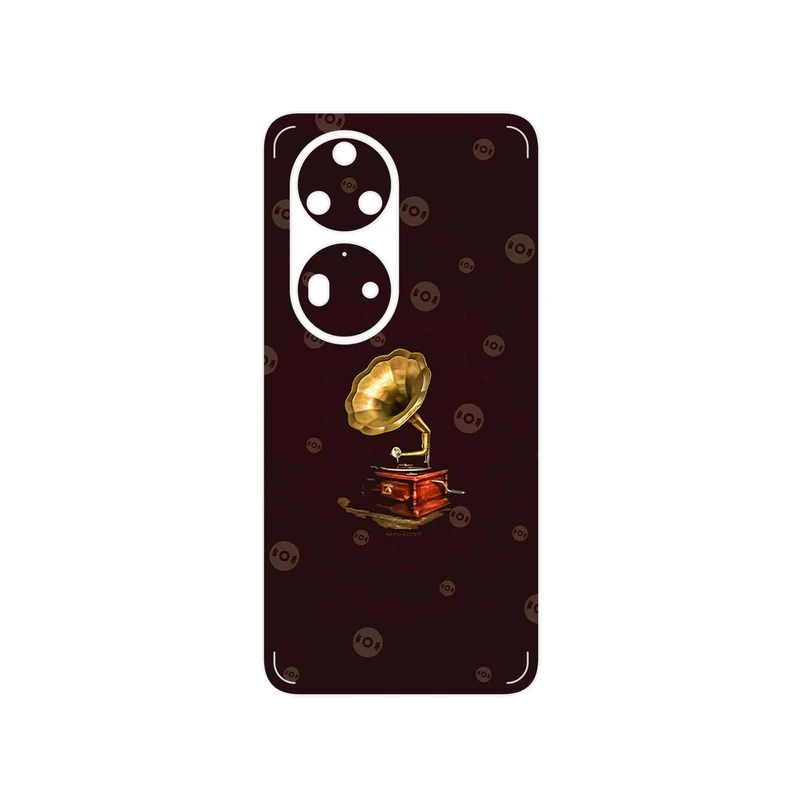 برچسب پوششی ماهوت مدل Gramophone Nostalgia مناسب برای گوشی موبایل هوآوی P50 Pro