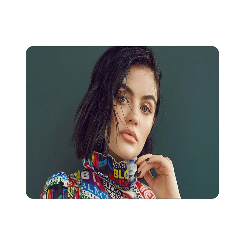 ماوس پد اطلس آبی طرح  بازیگر لوسی هیل   مدل T6120
