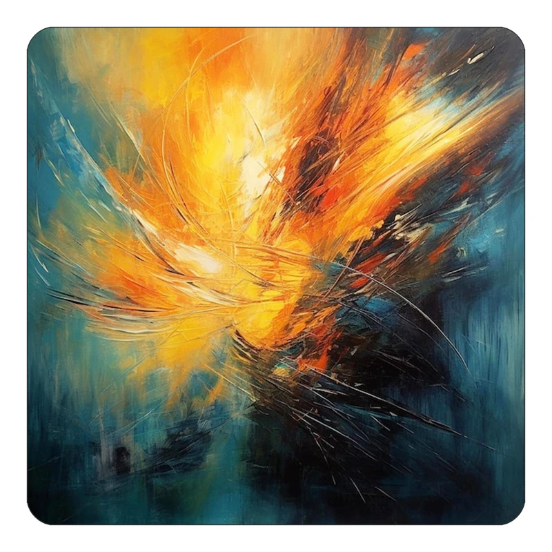 مگنت کاکتی طرح نقاشی رنگ روغن مدل mp69326