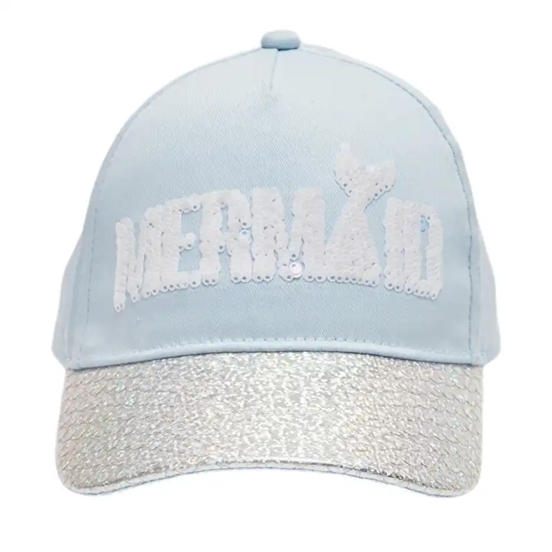 کلاه کپ دخترانه ال سی وایکیکی مدل شاینی پولک دورو