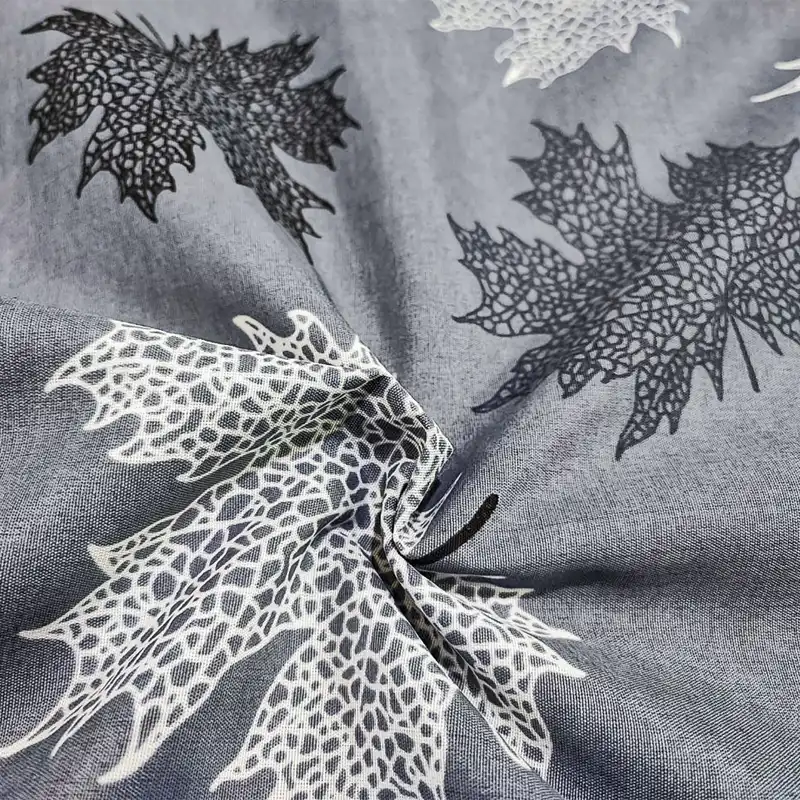 پارچه ملحفه طرح برگ سوزنی G