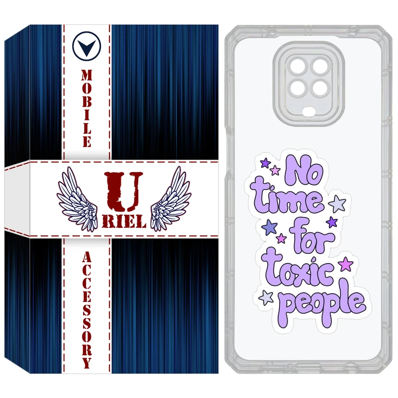 کاور یوریل مدل Clear کد 97 طرح Toxic مناسب برای گوشی موبایل شیائومی Redmi Note 9S / Note 9 Pro / Note 9 Pro Max