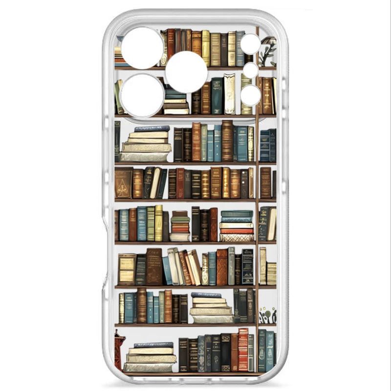 کاور طرح Library مناسب برای گوشی موبایل اپل IPhone 17 Pro 
